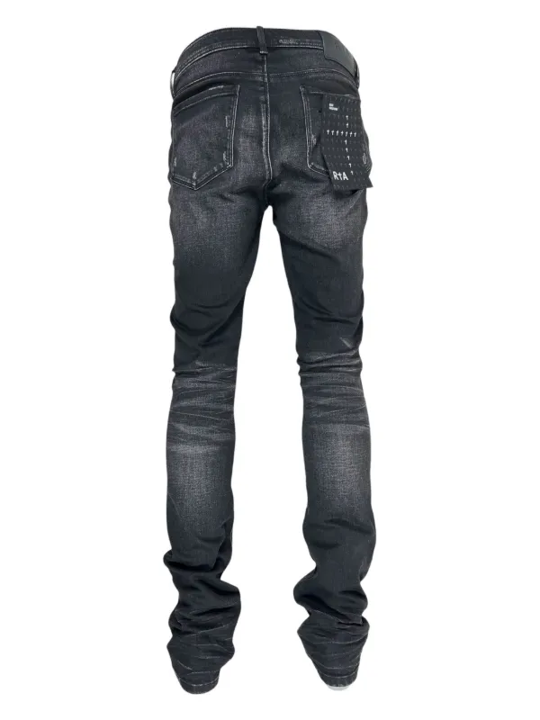 RTA Olivier Stacked Skinny Jeans | Black | FARFETCH
