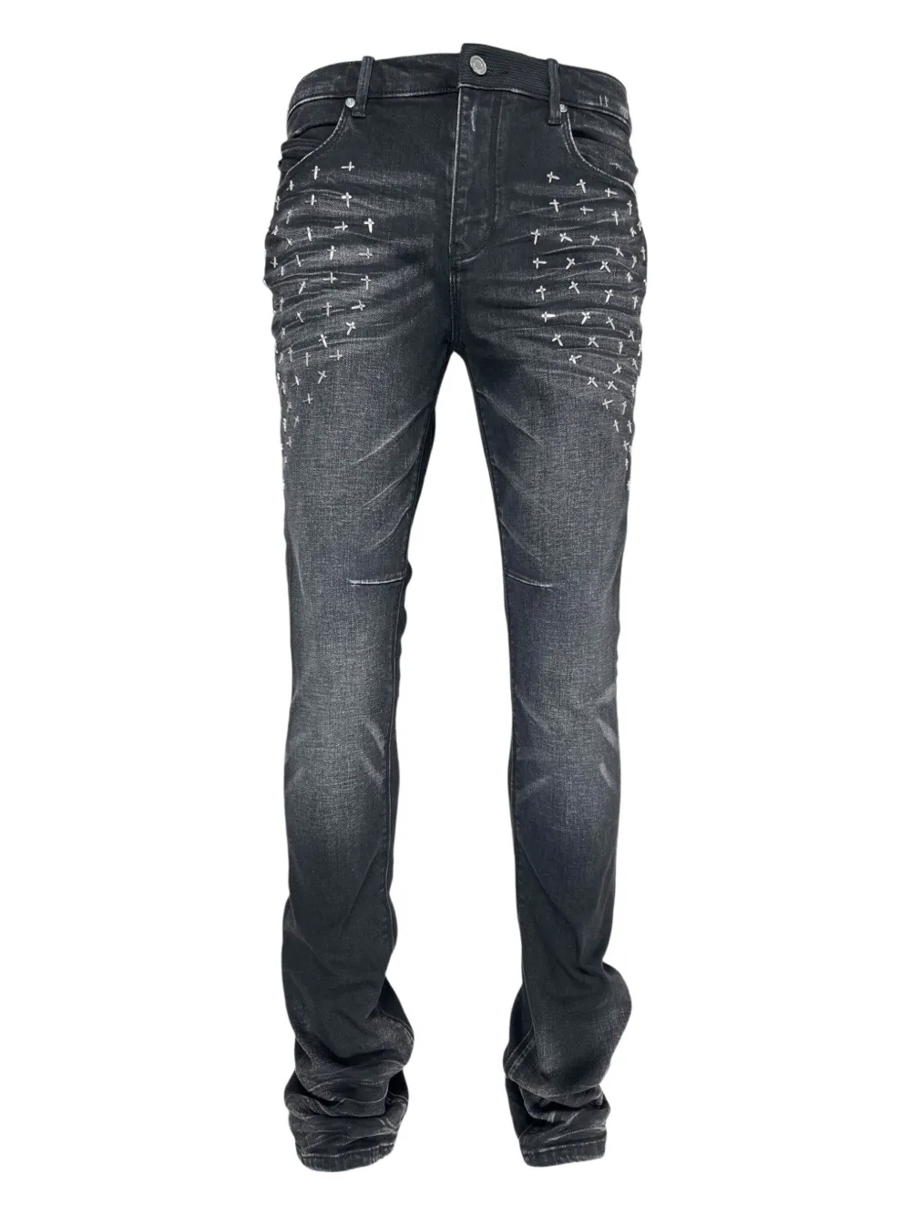 RTA Olivier Stacked skinny jeans - ブラック RTA Olivier Stacked skinny jeans - ブラック