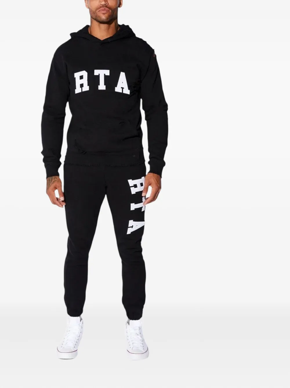 RTA Owen Collegiate trainingsbroek met logo - Zwart