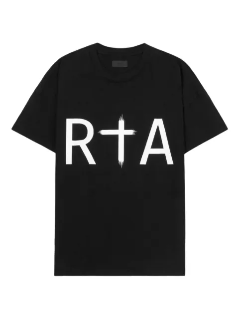 RTA Liam cross-logo cotton T-shirt