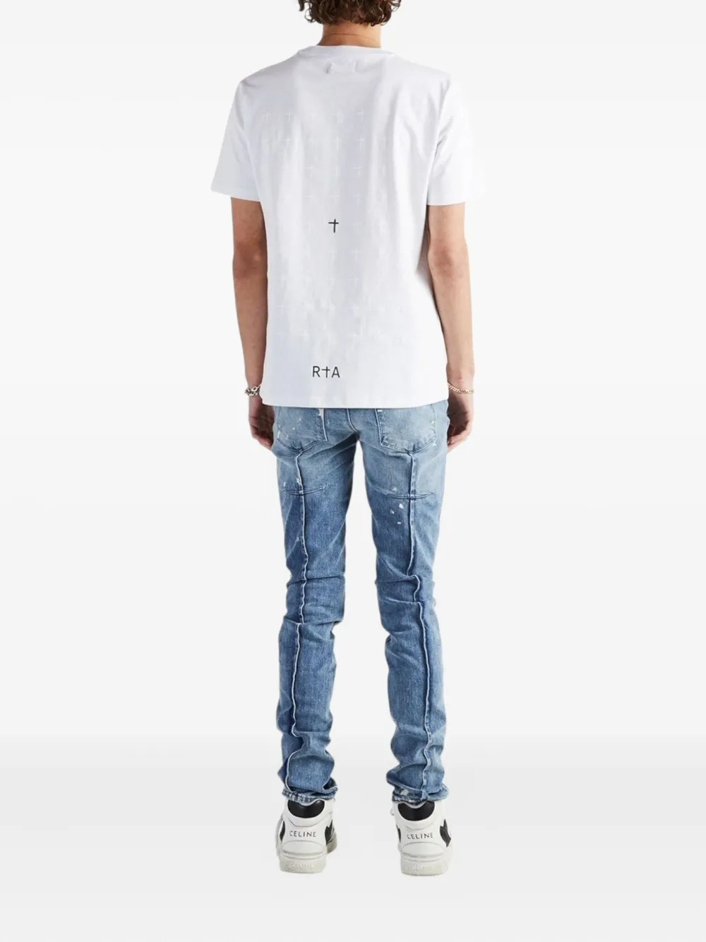 Rta Clayton Jeans In Blue