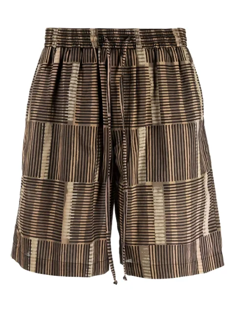 Nanushka Striped elasticated-waist Shorts