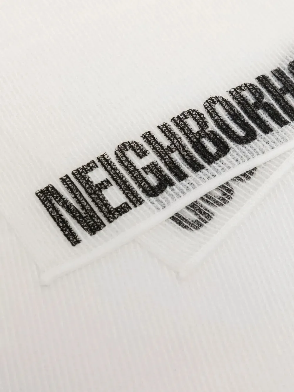 Neighborhood Sjaal met logoprint Wit