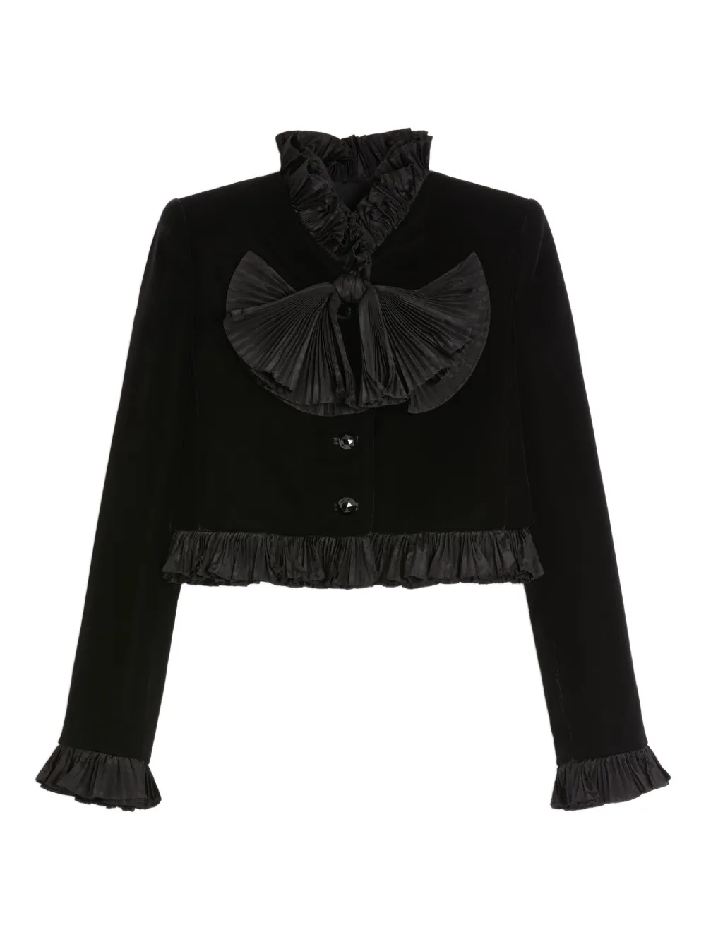 Valentino Garavani Giacca crop - Nero