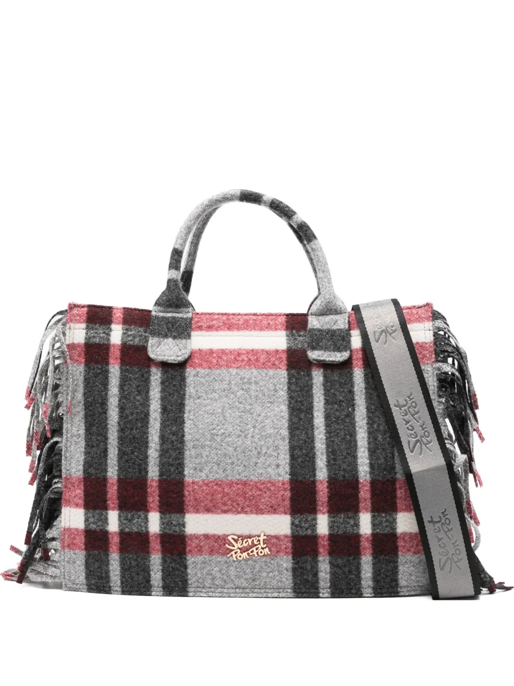 Secret Pon Pon large Isabella tote bag | Grey | Image 1