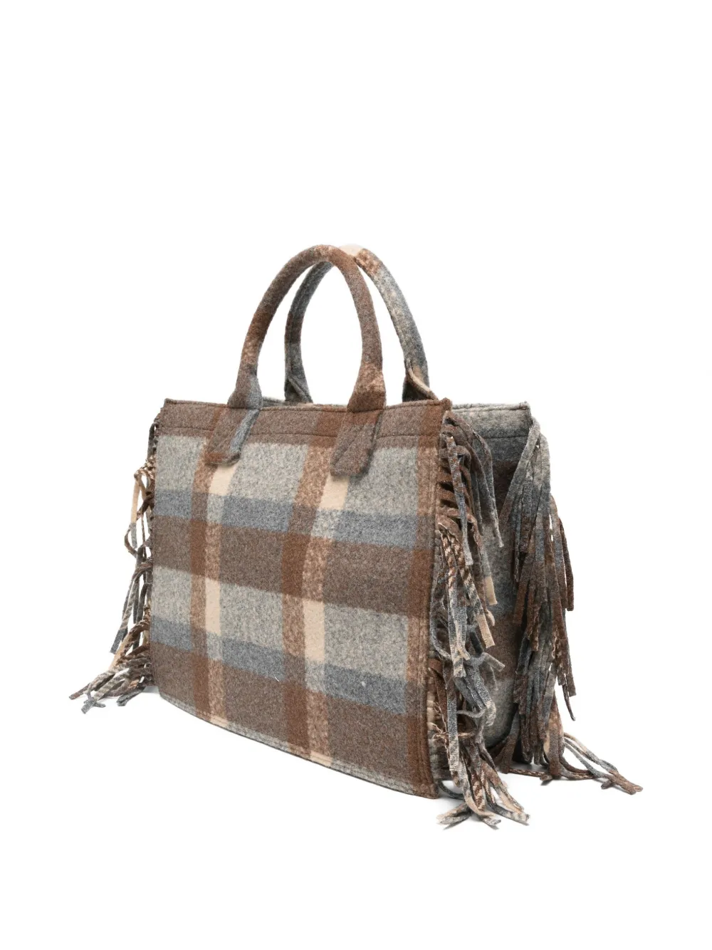 Secret Pon-pon Large Isabella Tote Bag In Brown