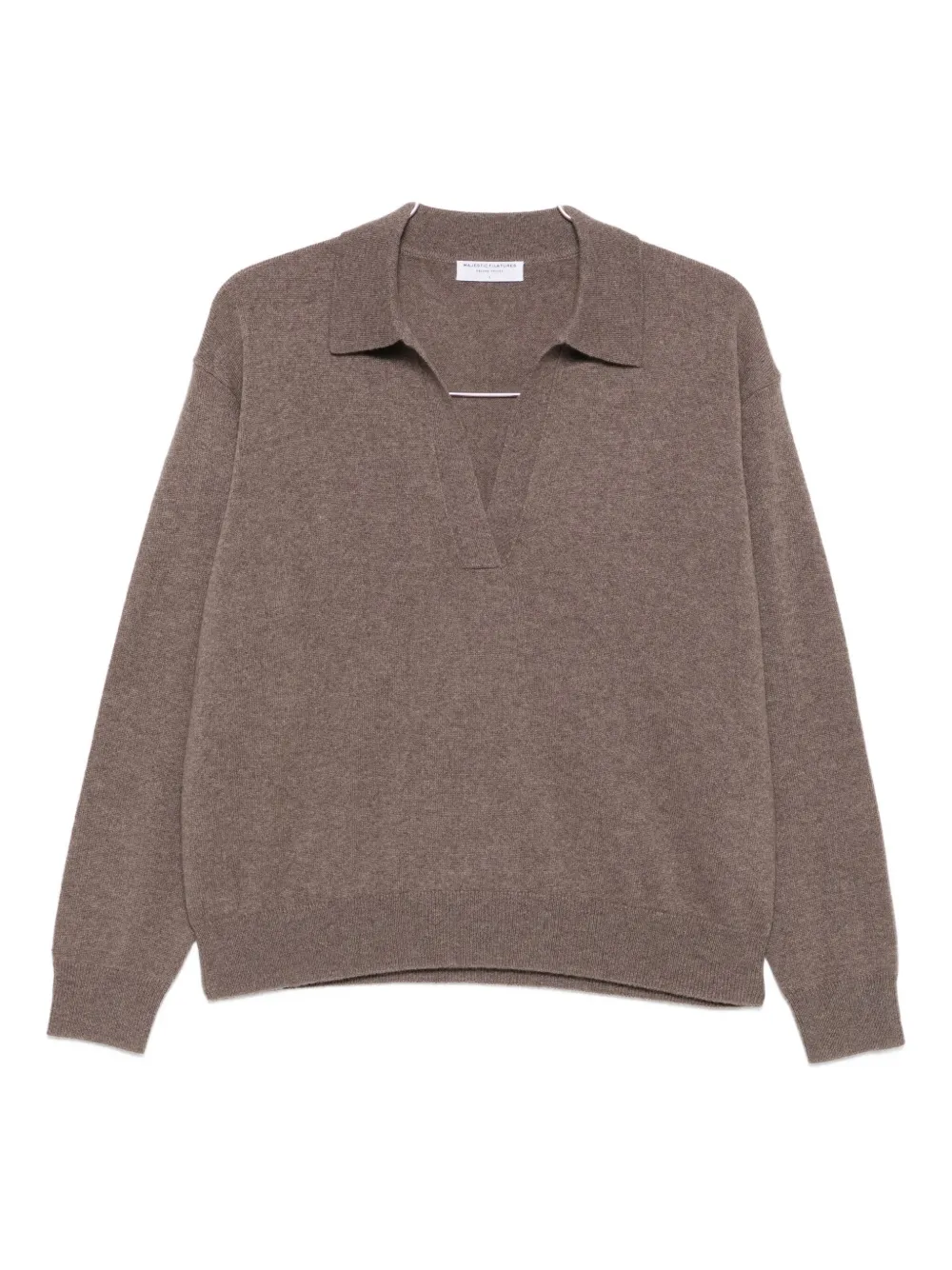 Majestic Filatures cashmere jumper | Brown | Image 1