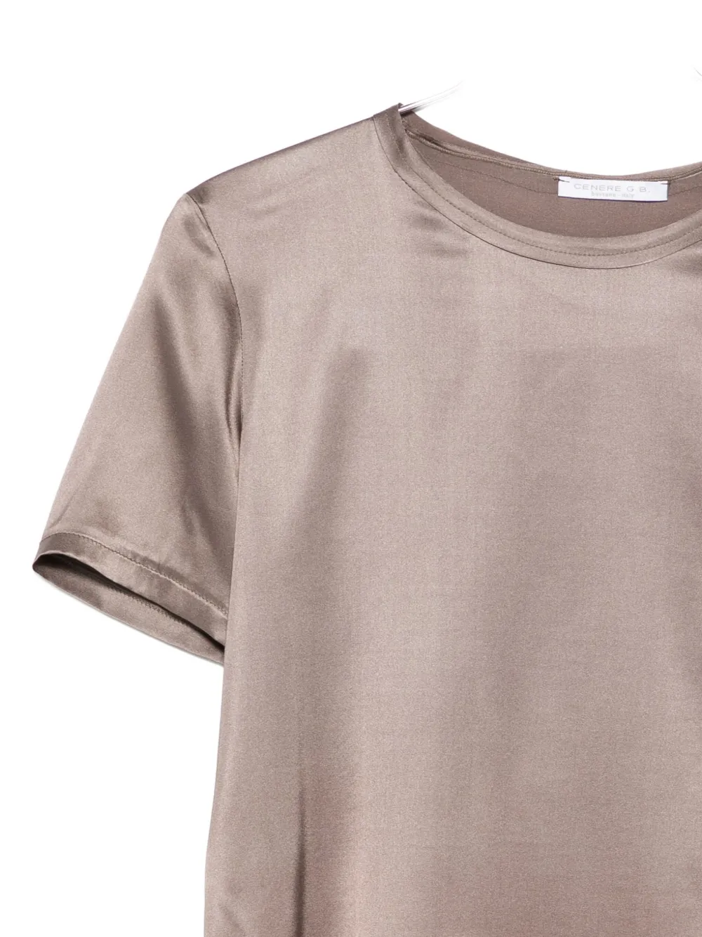 Cenere Crew-neck T-shirt In Pink