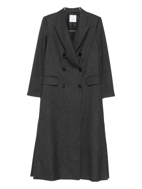 Cenere GB double-breasted pinstripe coat
