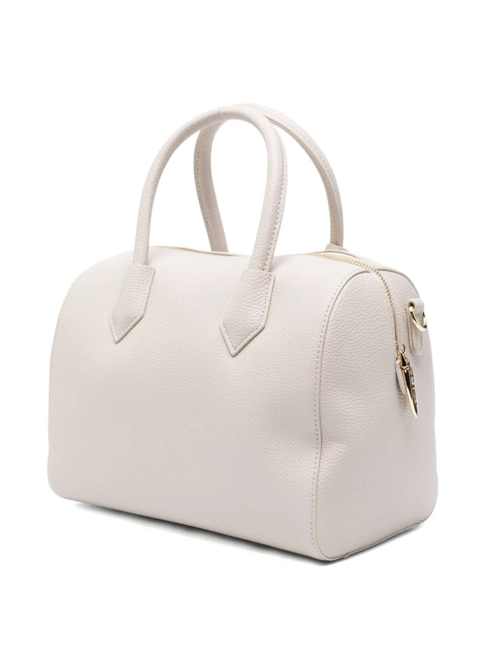 Secret Pon-pon Logo-debossed Tote Bag In White