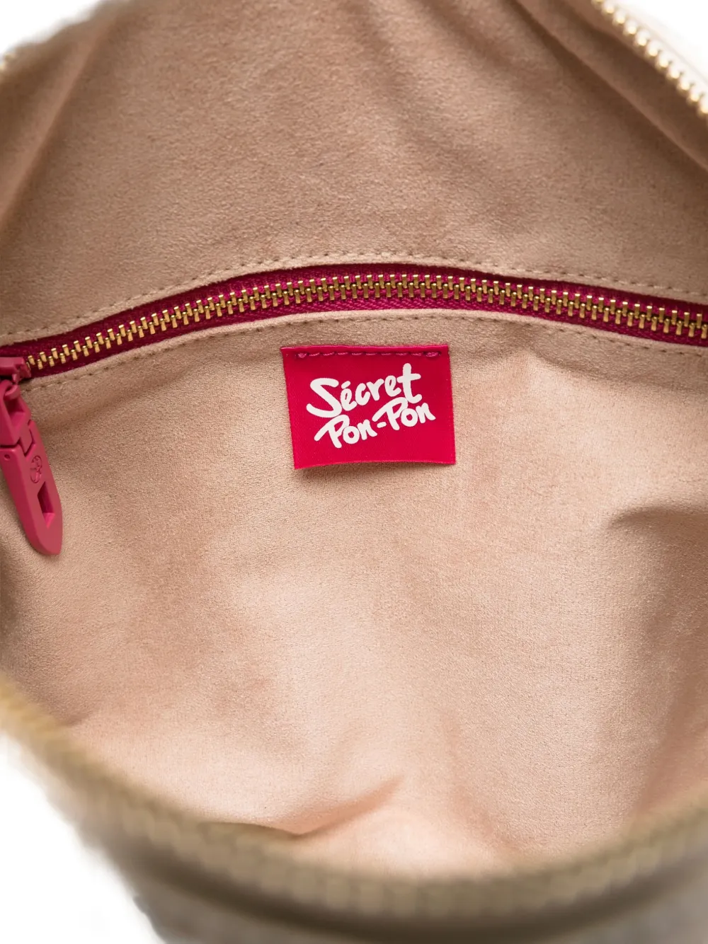 Secret Pon-pon Logo-debossed Tote Bag In White