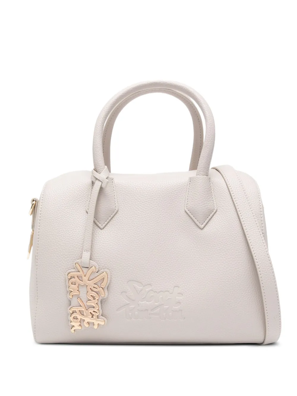 Secret Pon Pon logo-debossed tote bag | White | Image 1