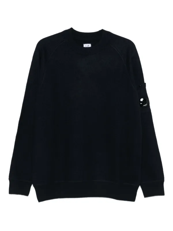 C.P. Company クルーネック ニットトップ | ブルー | FARFETCH JP