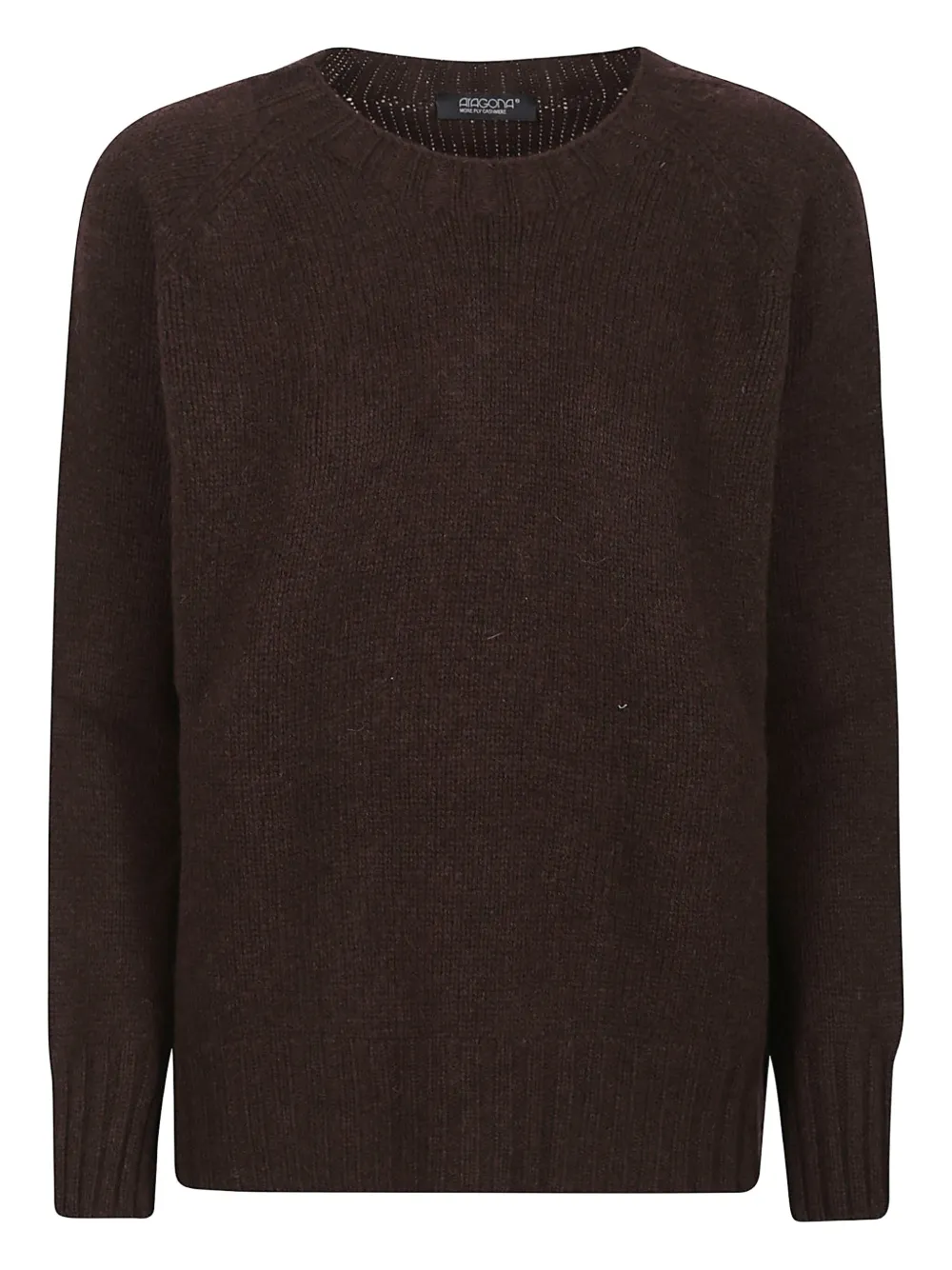 Aragona Raglan-sleeve Cashmere Sweater In Brown