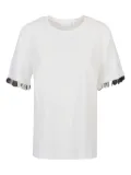 Rabanne sequin-embellished t-shirt - White
