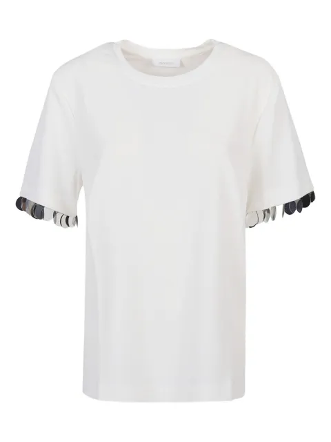 Rabanne playera con detalles de lentejuelas