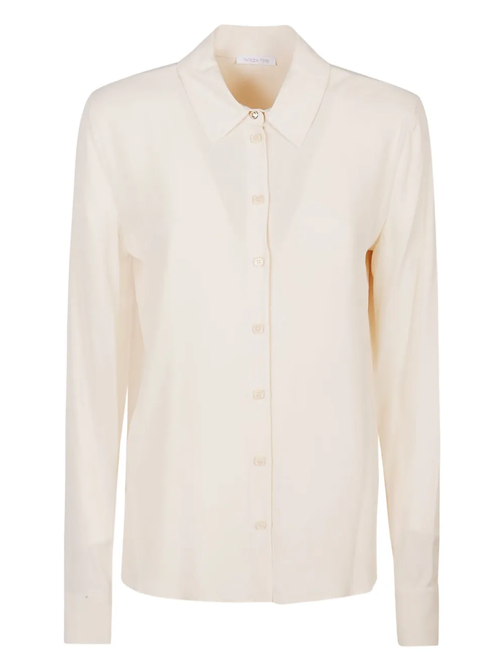 Patrizia Pepe pleated-detail shirt | White | Image 1