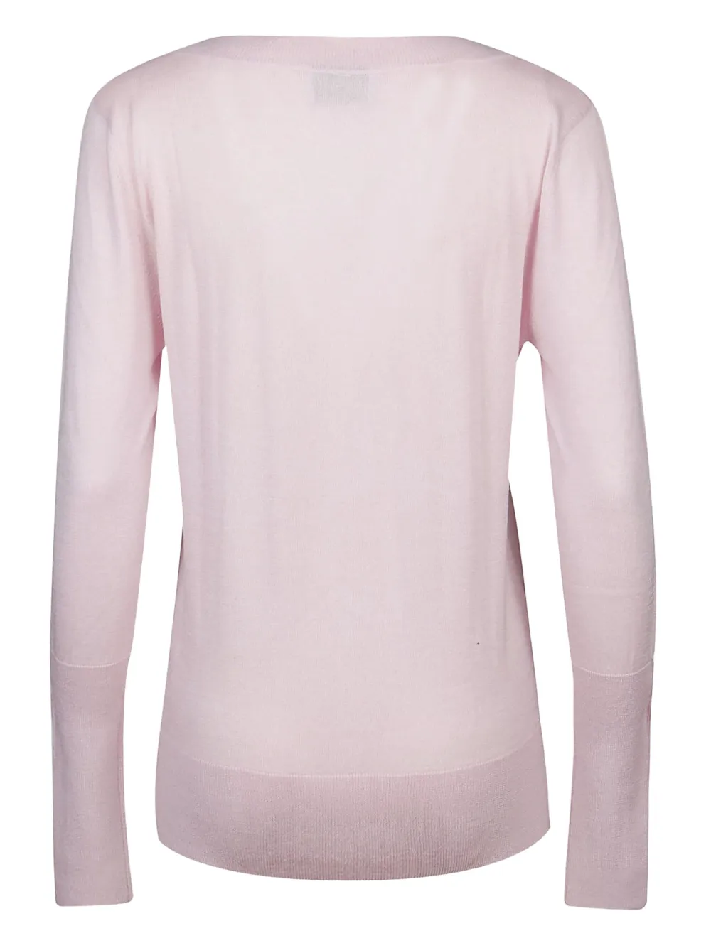 Snobby Sheep Button-cuff Silk Sweater - Pink 