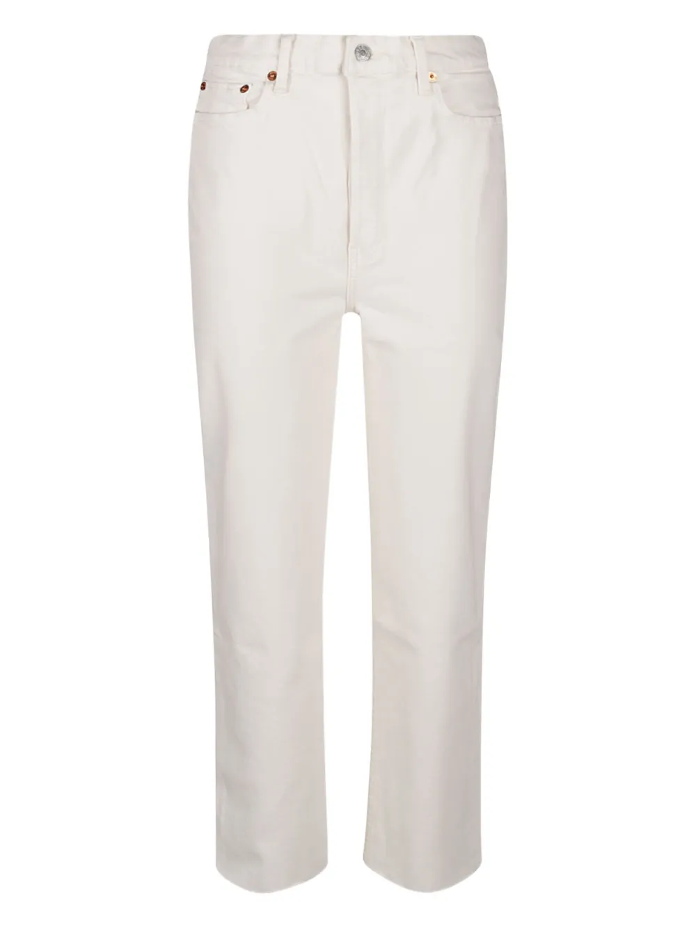 RE/DONE cotton trousers | White | Image 1