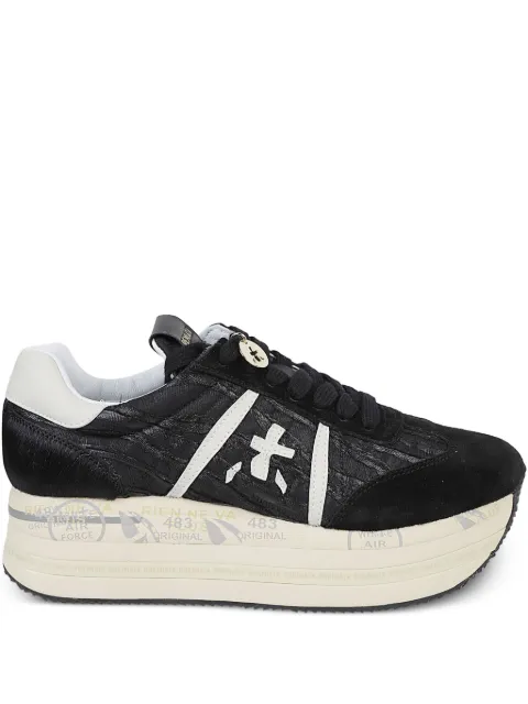 Premiata platform logo-detail sneakers