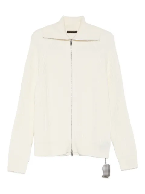 Incotex zip-up cardigan