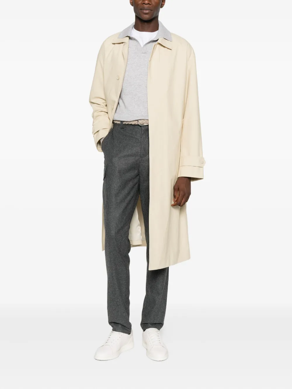 Brunello Cucinelli Polotrui met lange mouwen - Grijs