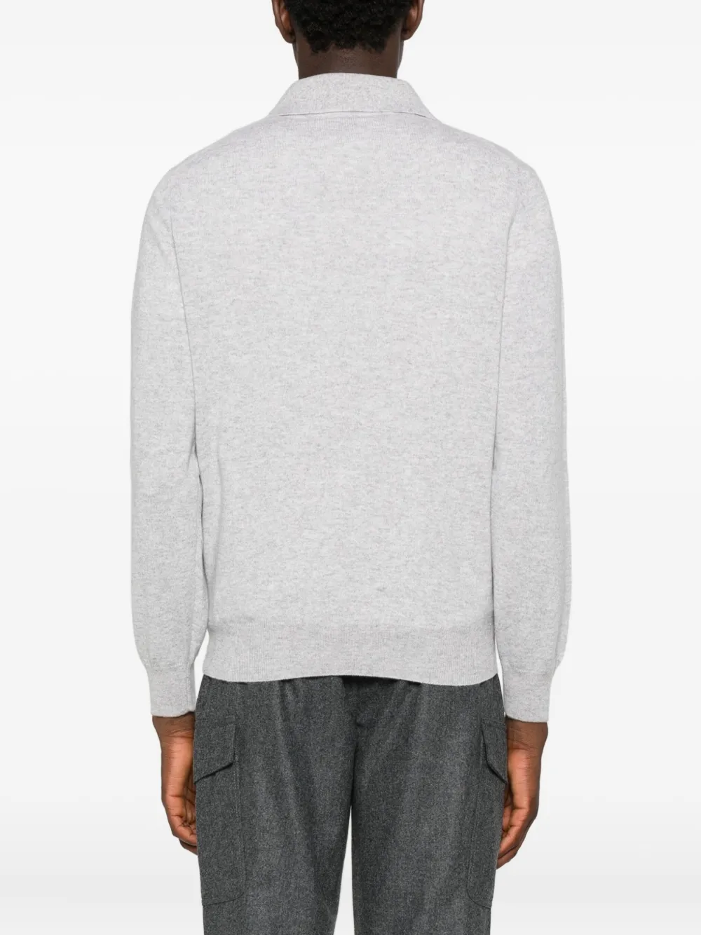 Brunello Cucinelli Polotrui met lange mouwen Grijs