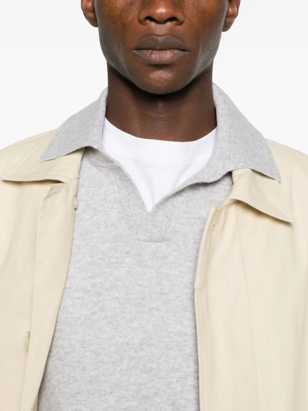 Brunello Cucinelli Polotrui met lange mouwen Grijs