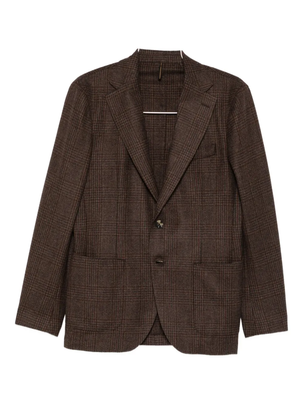 Dell'oglio Single-breasted Blazer In Brown