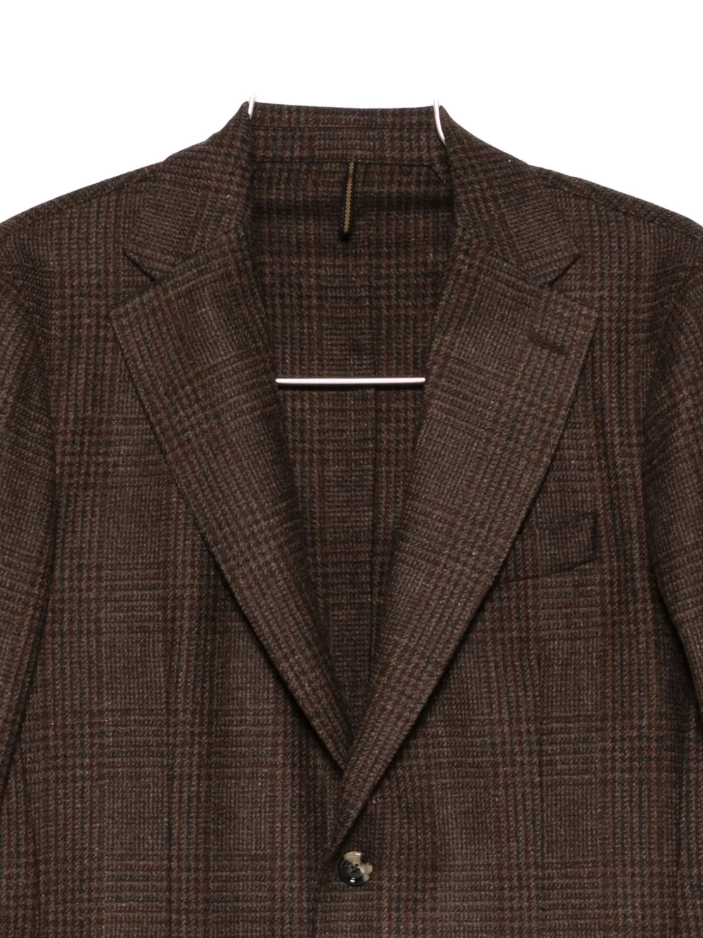 Dell'oglio Single-breasted Blazer In Brown