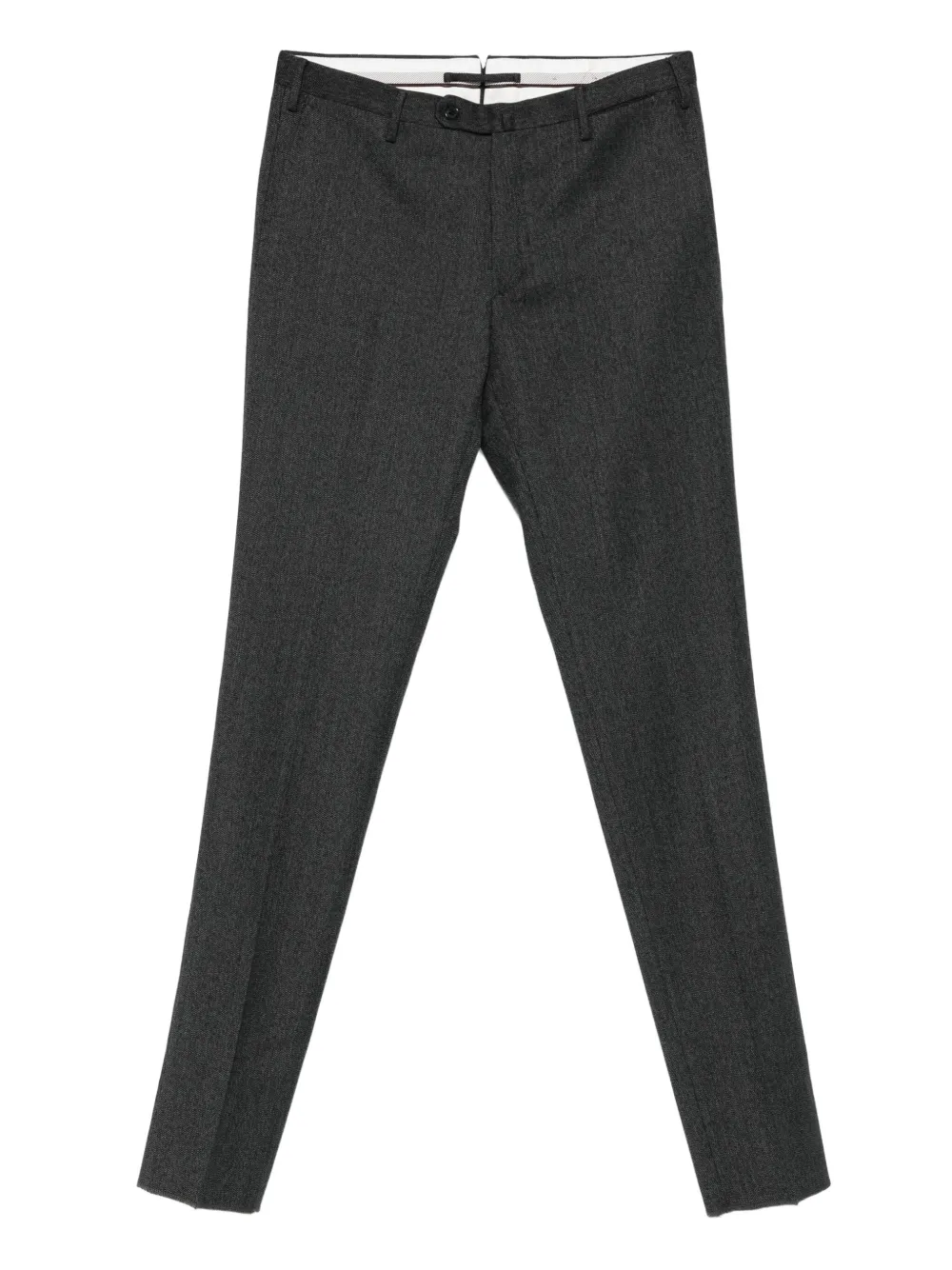 Incotex herringbone trousers | Black | Image 1