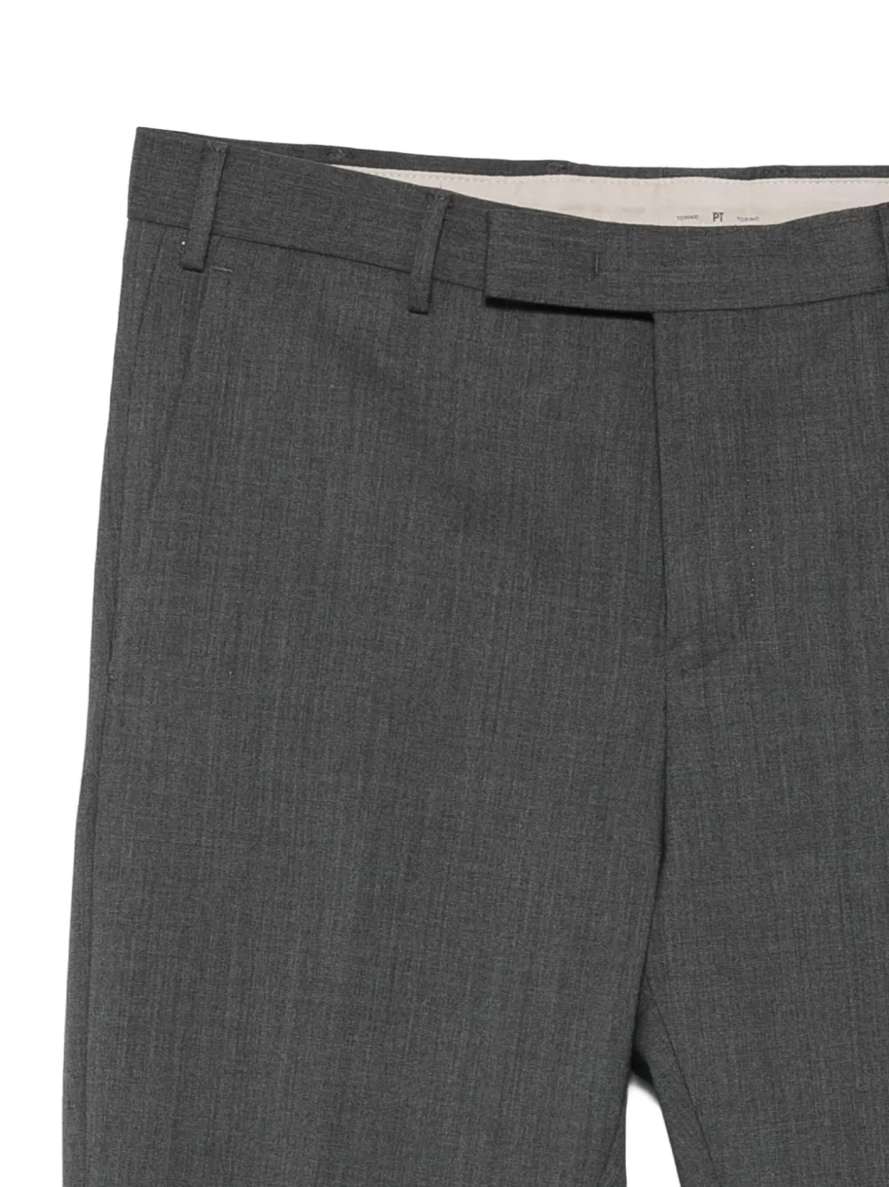 PT Torino Broek van katoenblend Grijs