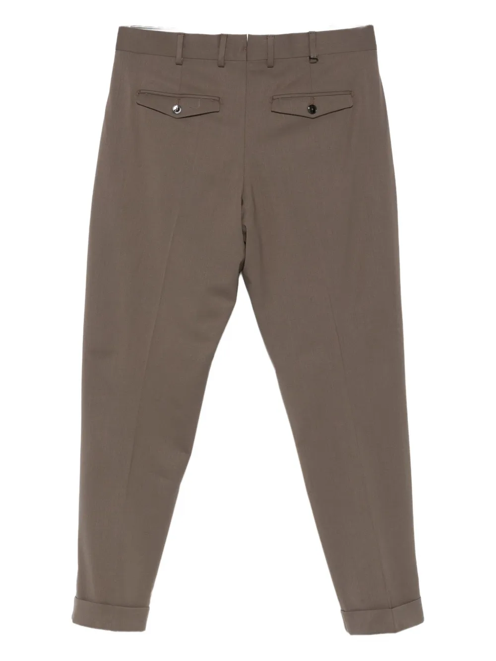 PT Torino pleated cuffed pants - Bruin