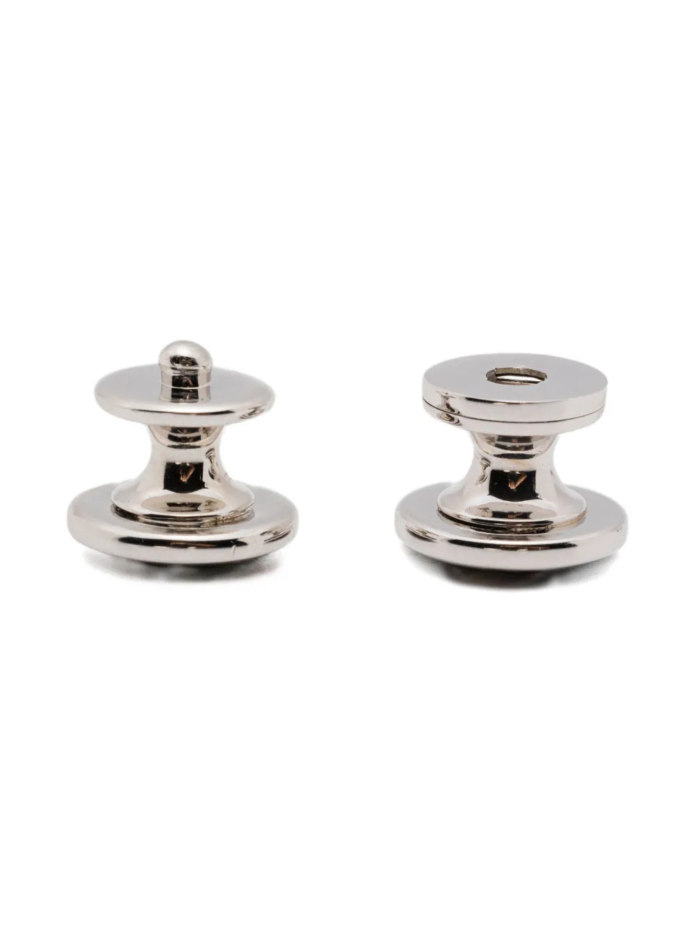 Paul Smith Striped Cufflinks In Red