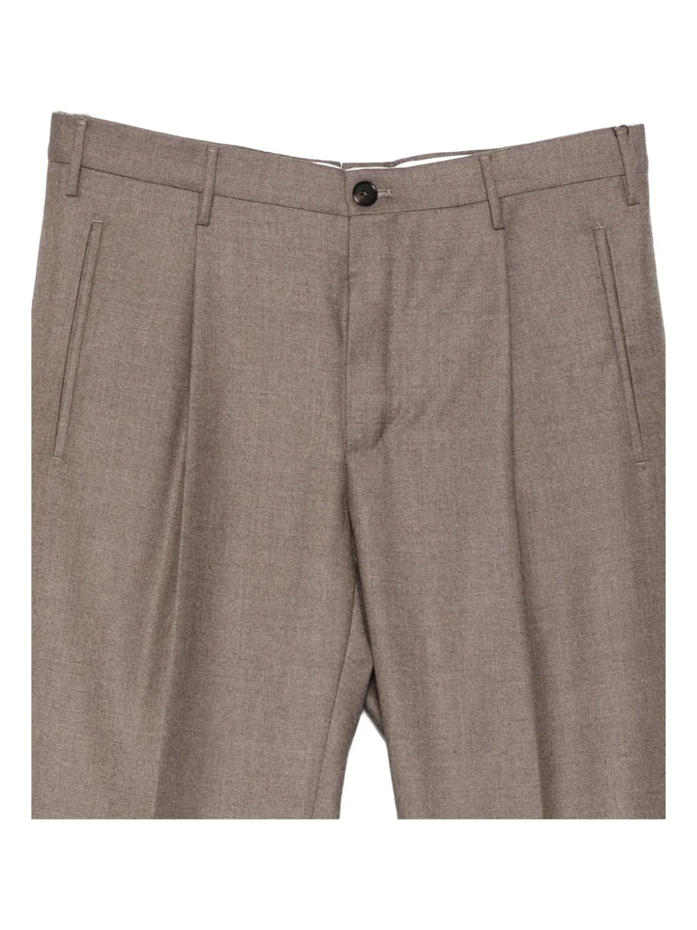 Incotex Corduroy Trousers With Back And Side Pockets In Brown