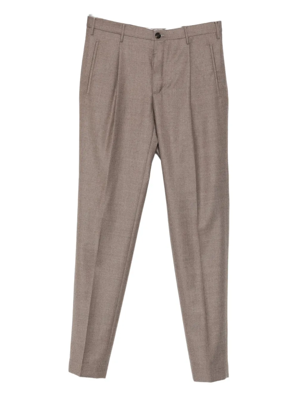 Incotex pleated trousers | Brown | Image 1