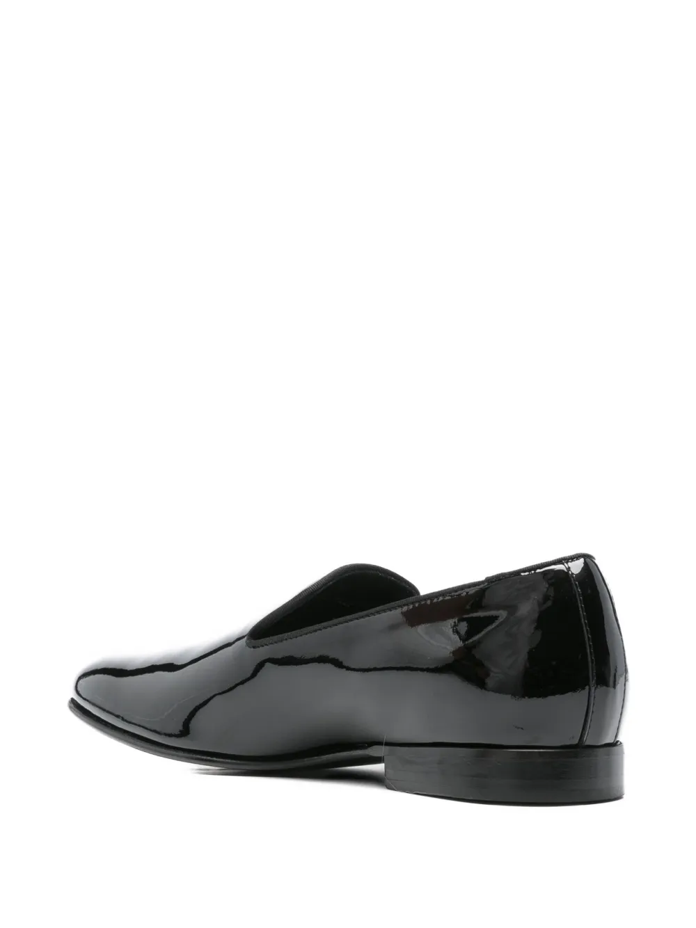 Paul Smith Patent-finish Loafers In Black