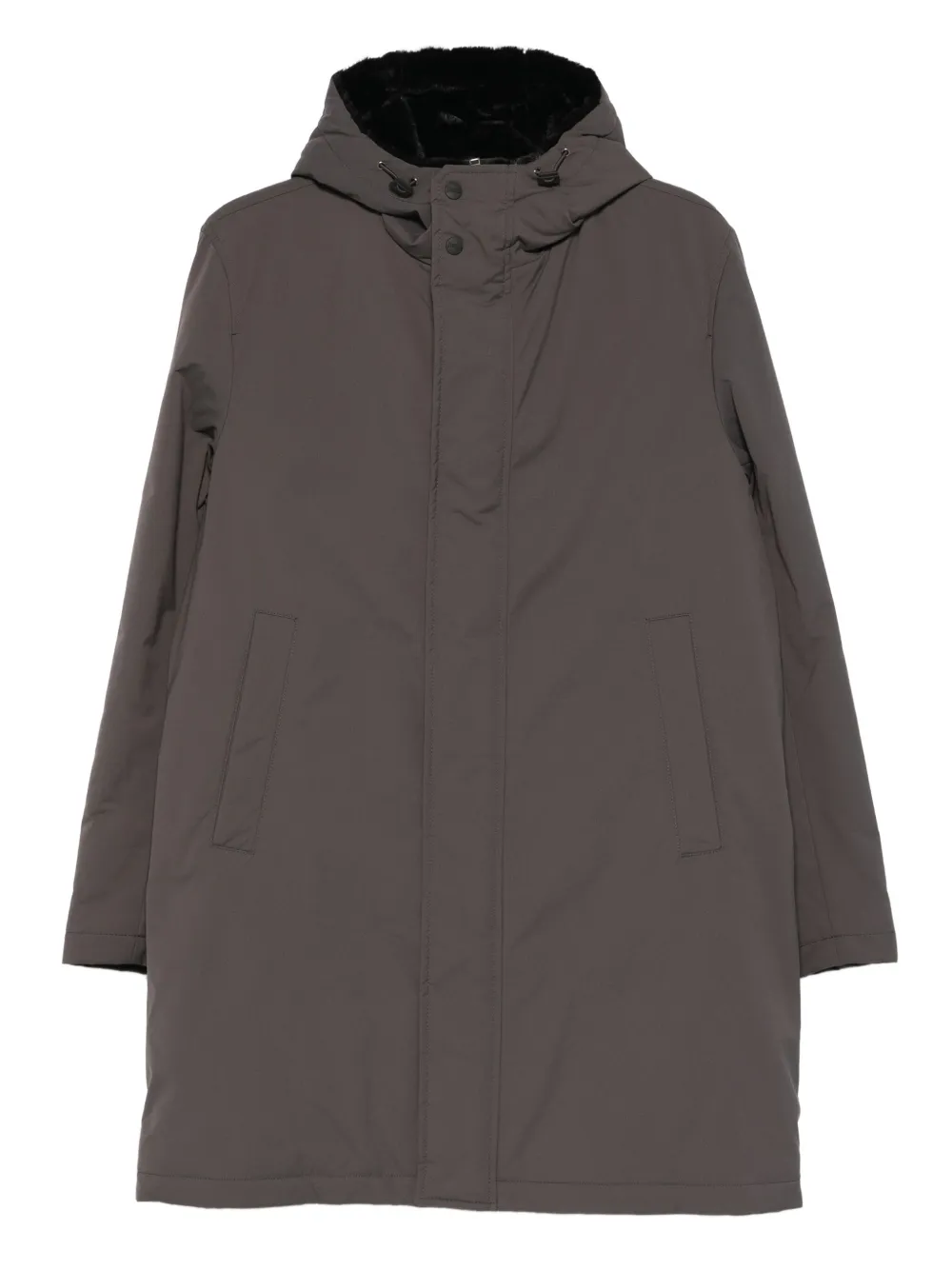 Herno abrigo con capucha | gris | Image 1