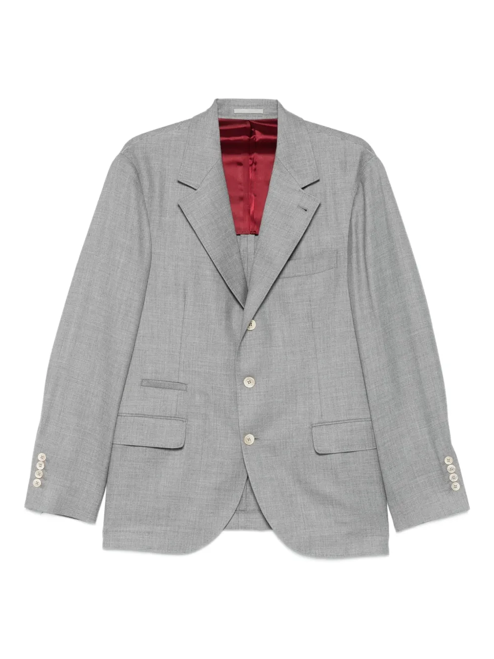 Brunello Cucinelli blazer de seda | gris | Image 1