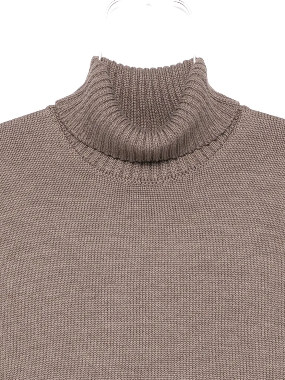 Incotex Roll-neck Sweater In Brown