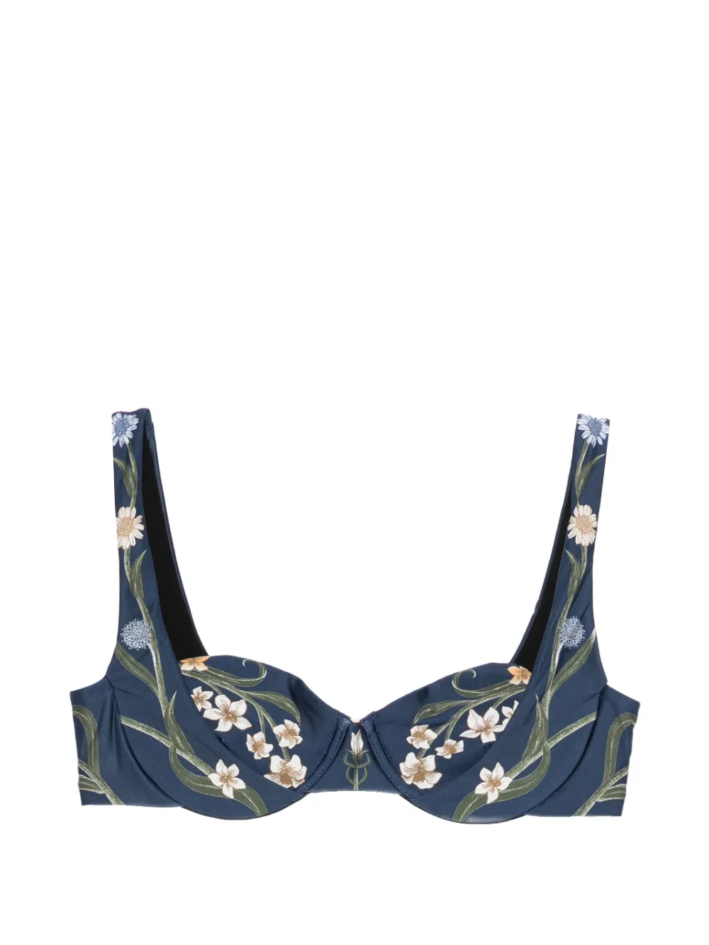 Agua By Agua Bendita Zucchini Laguna bikini top - Blu