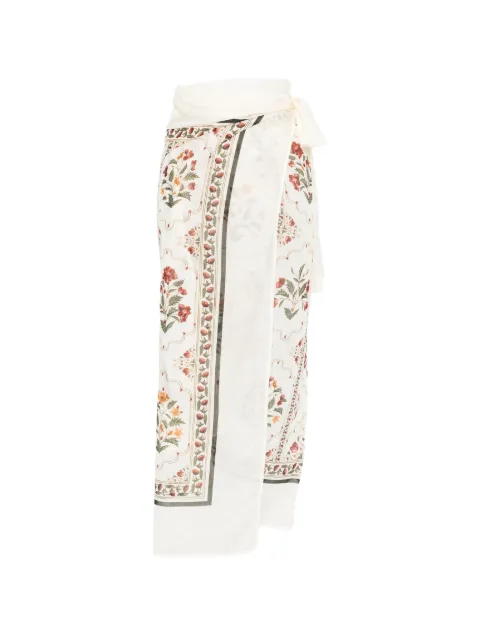 Agua By Agua Bendita Lavanda Andes floral-print pareo 