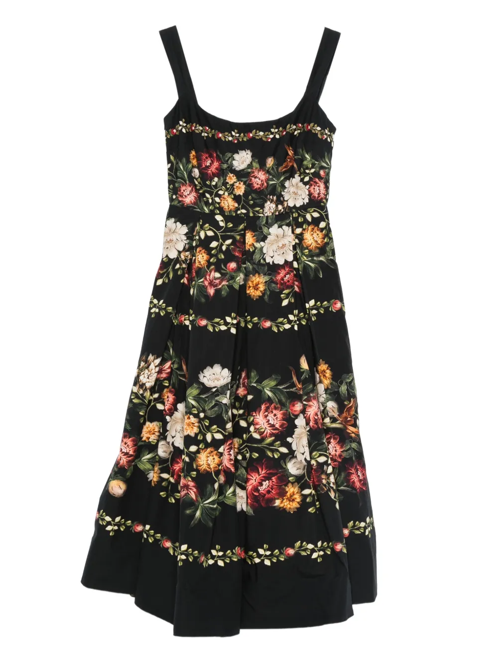 Agua By Agua Bendita Alcaparra Paramo Strappy Floral Dress In Black