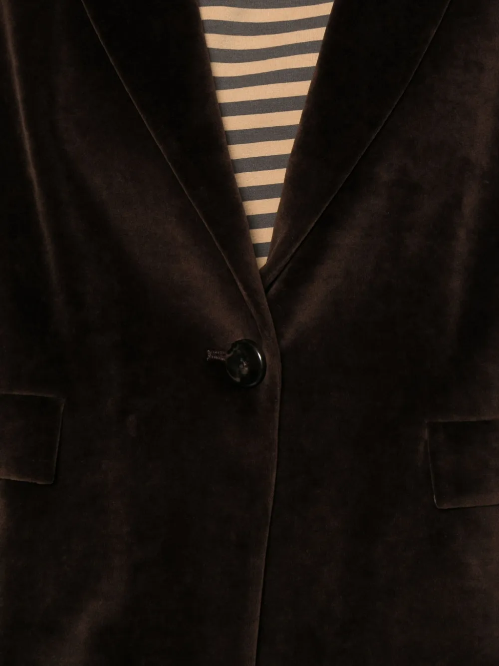 Circolo 1901 Blazer met enkele rij knopen Bruin