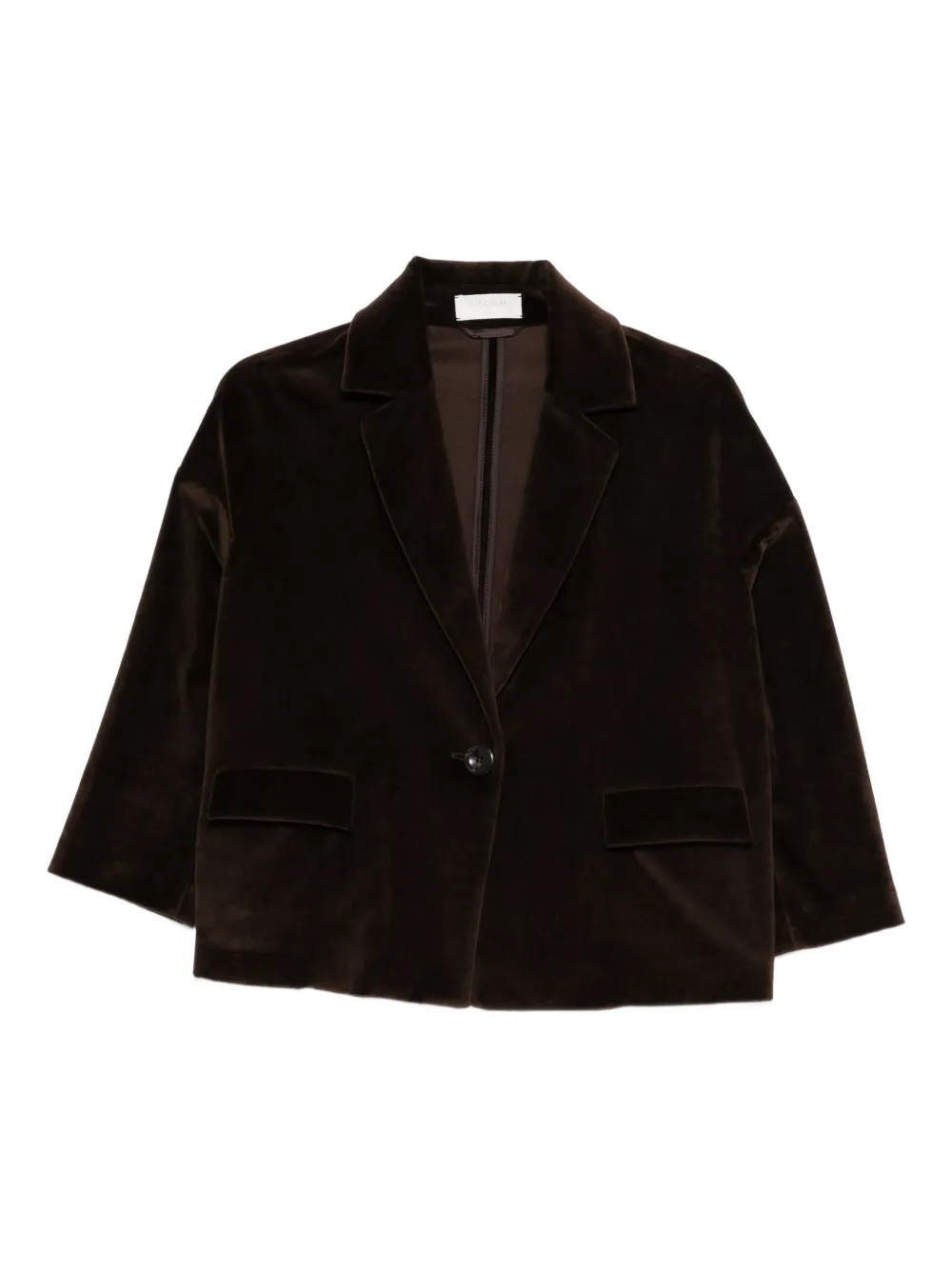 Circolo 1901 single-breasted blazer | Brown | Image 1