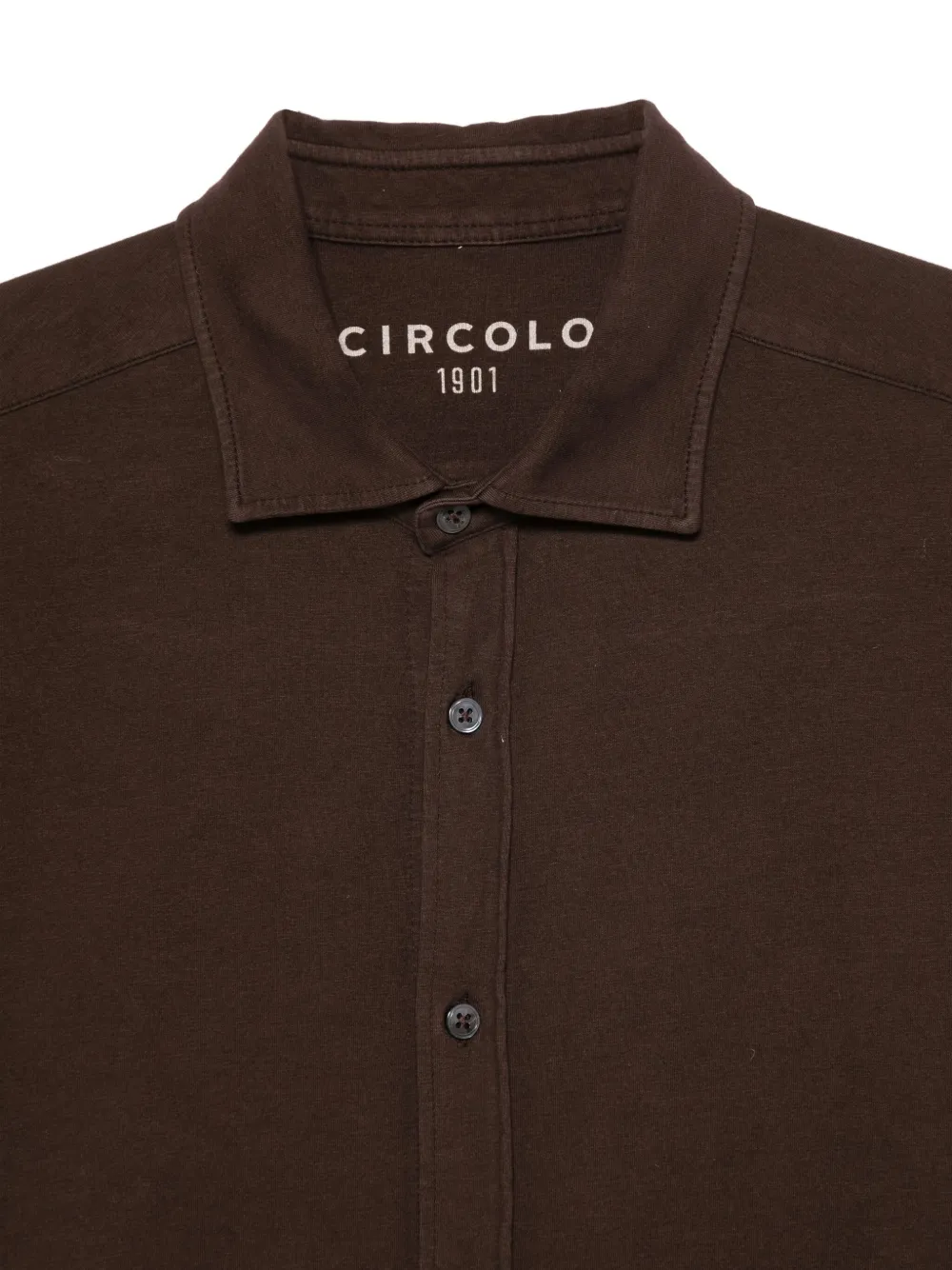 Circolo 1901 Jersey overhemd Bruin