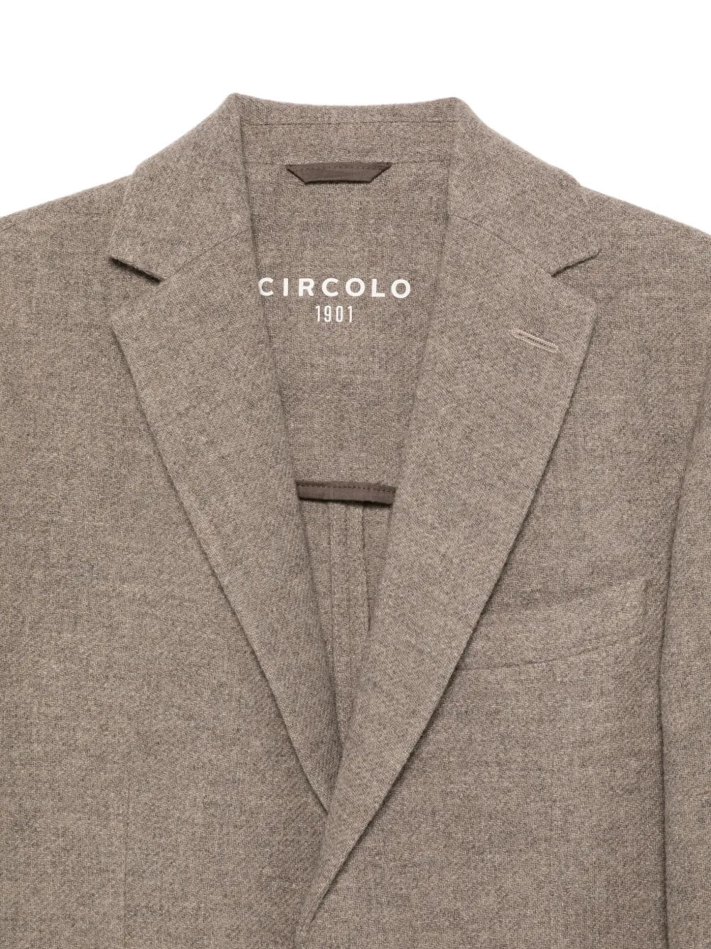 Circolo 1901 Blazer met enkele rij knopen Grijs