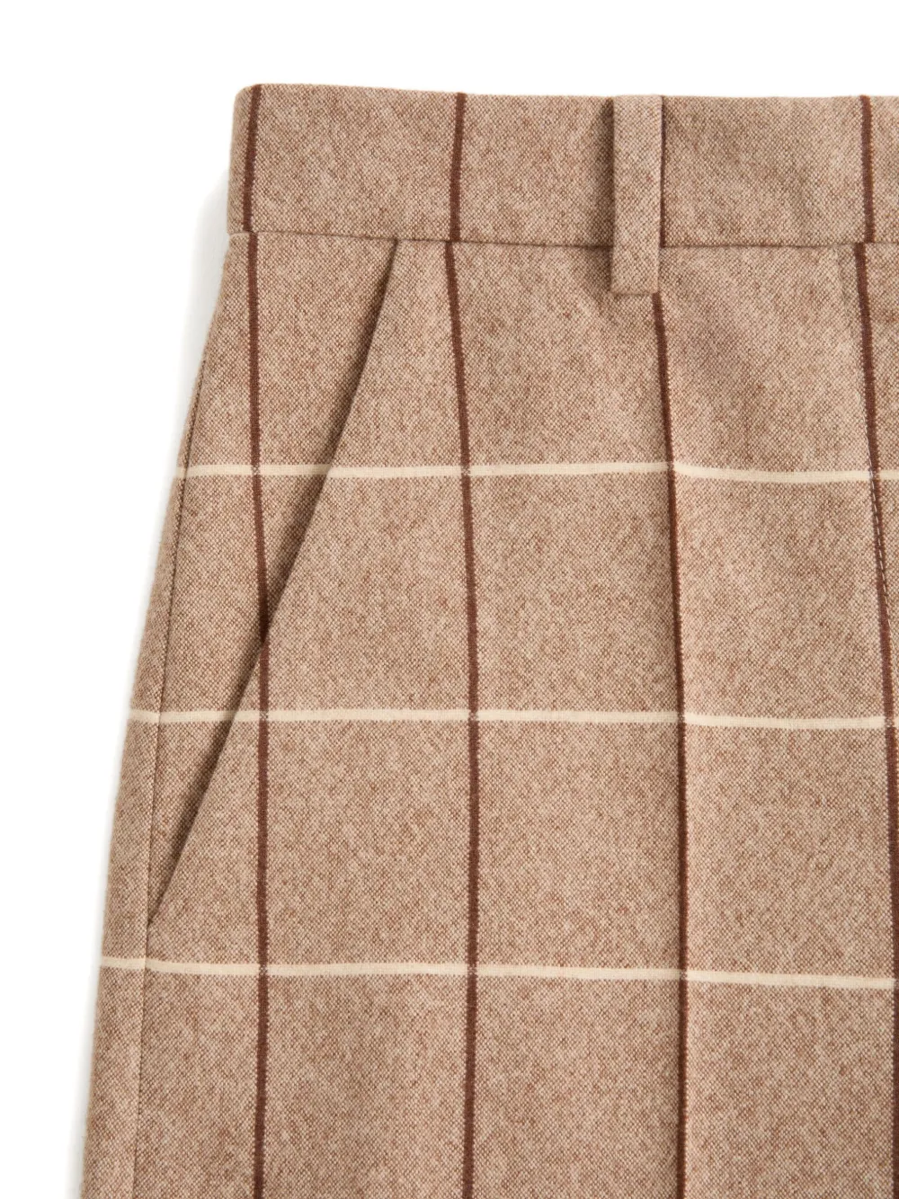 Valentino Garavani Broek met vensterruit Beige