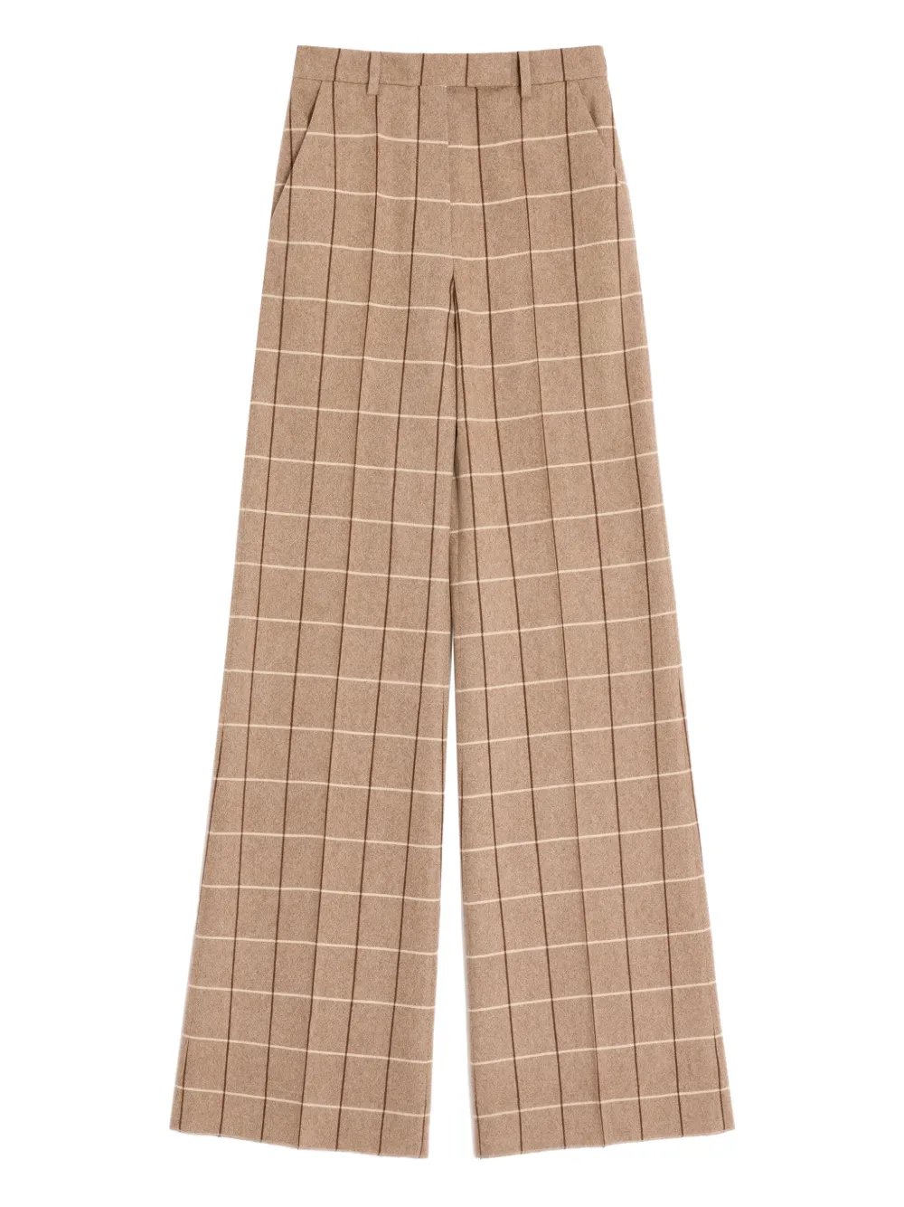 Valentino Garavani windowpane-check trousers | Neutrals | Image 1