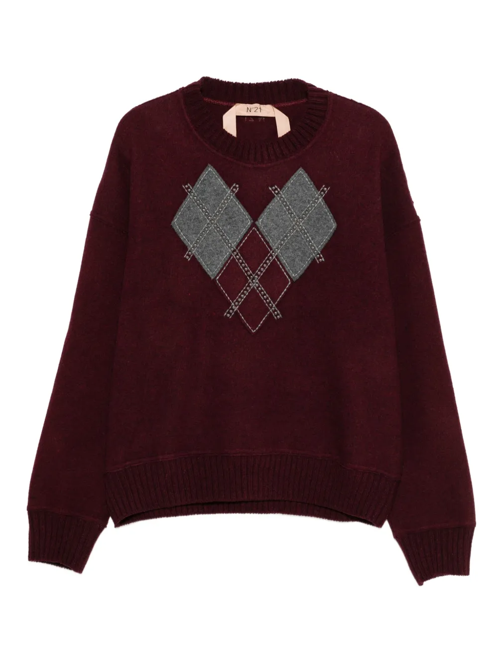 Nº21 crew neck sweatshirt | Red | Image 1